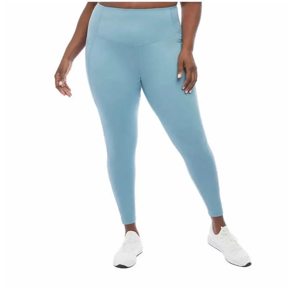 Danskin Ladies' Brushed Legging XXL Blue